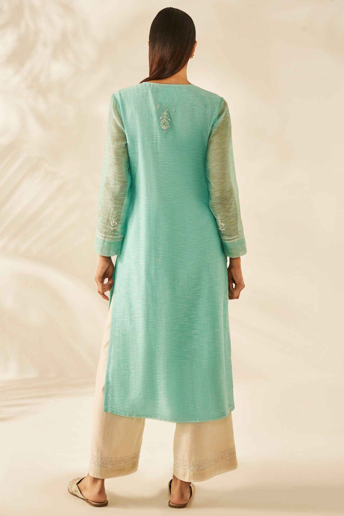 3 - Anvaya Kurta – Turquoise, image 3