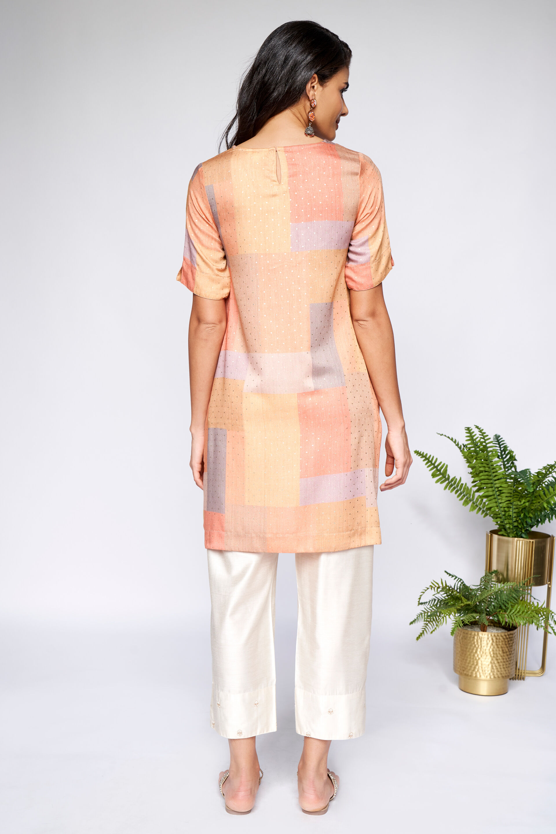 3 - Multi Color Regular Straight Tunic, image 3