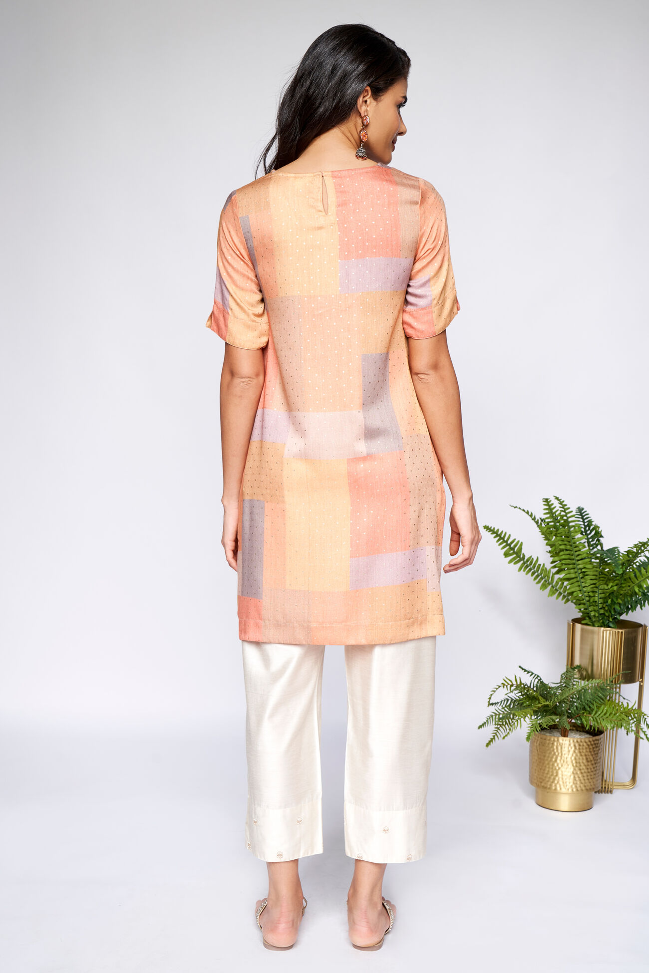 3 - Multi Color Regular Straight Tunic, image 3