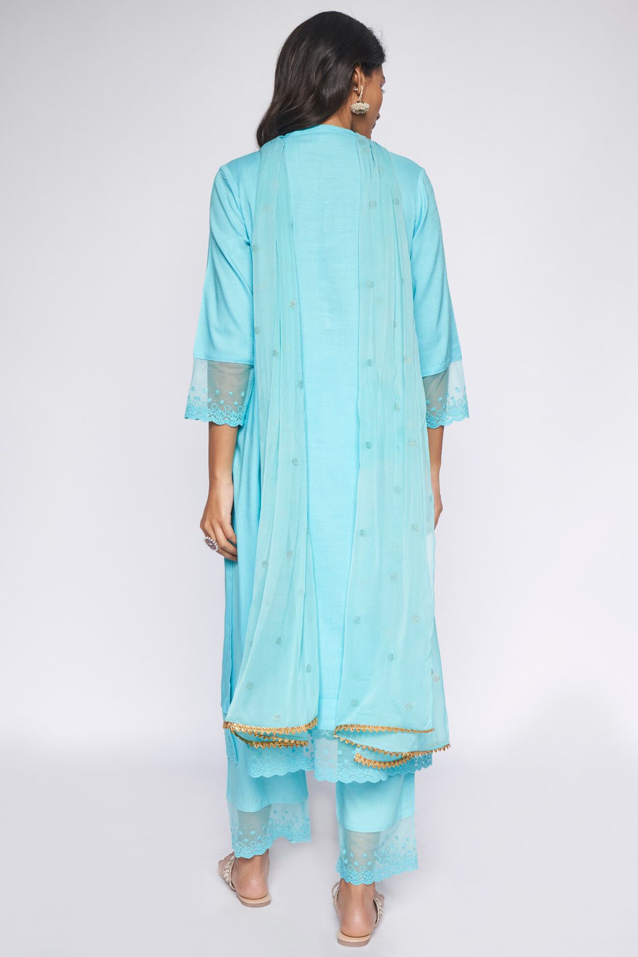 6 - Aqua Solid Suit Set, image 6