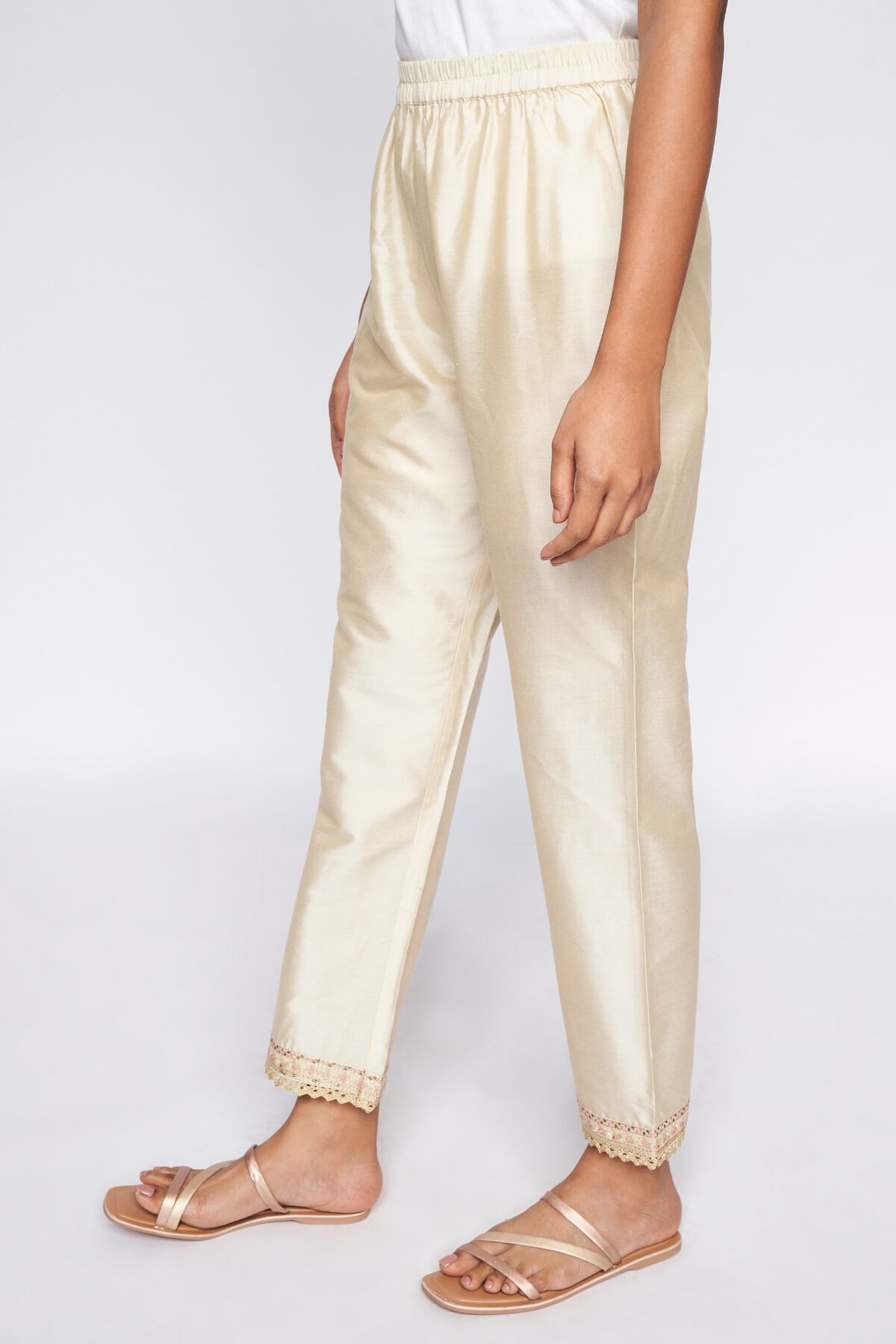 1 - Beige Solid Bottom, image 2