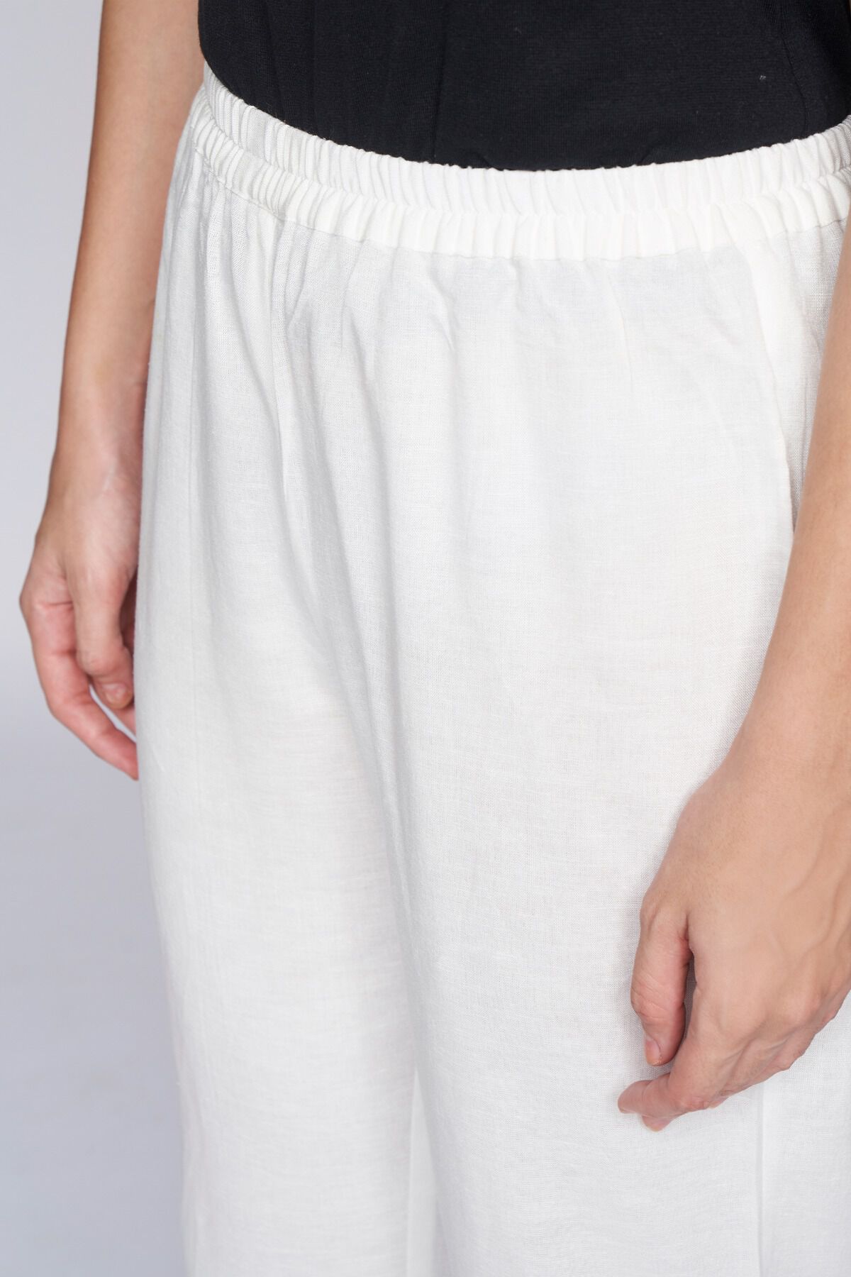 5 - White Regular Length Bottom, image 5