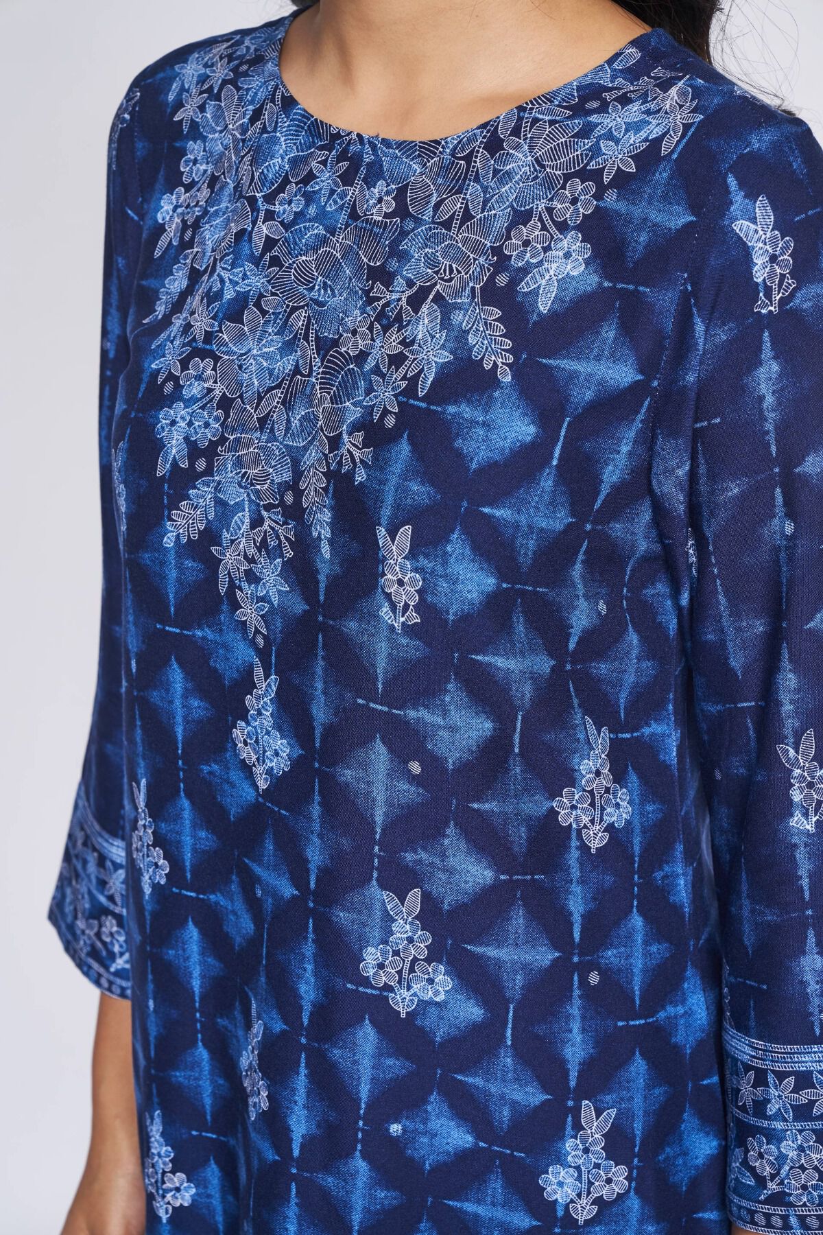 6 - Indigo Tie & Dye Kurta, image 6