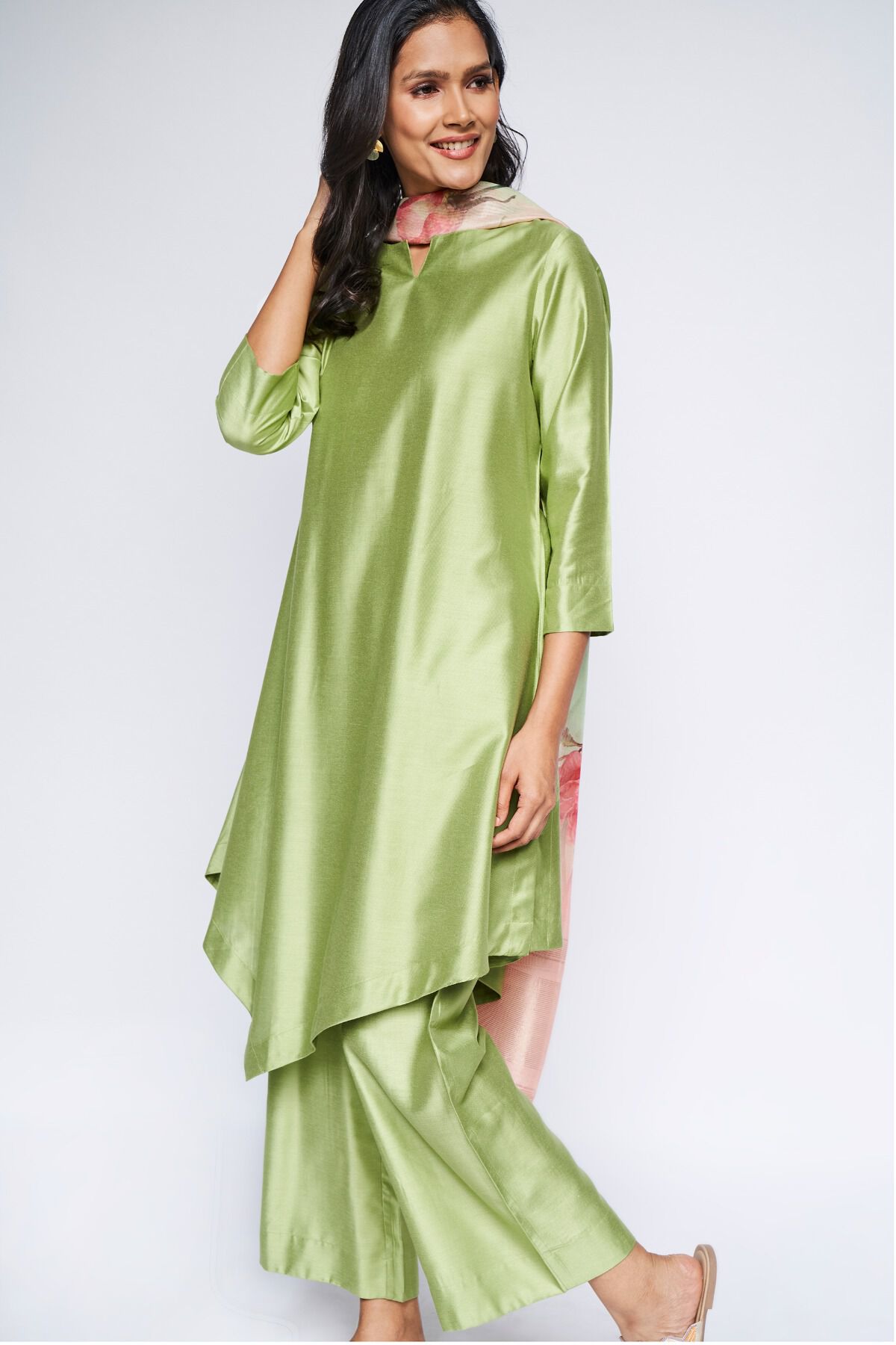 2 - Mint Solid Suit Set, image 2