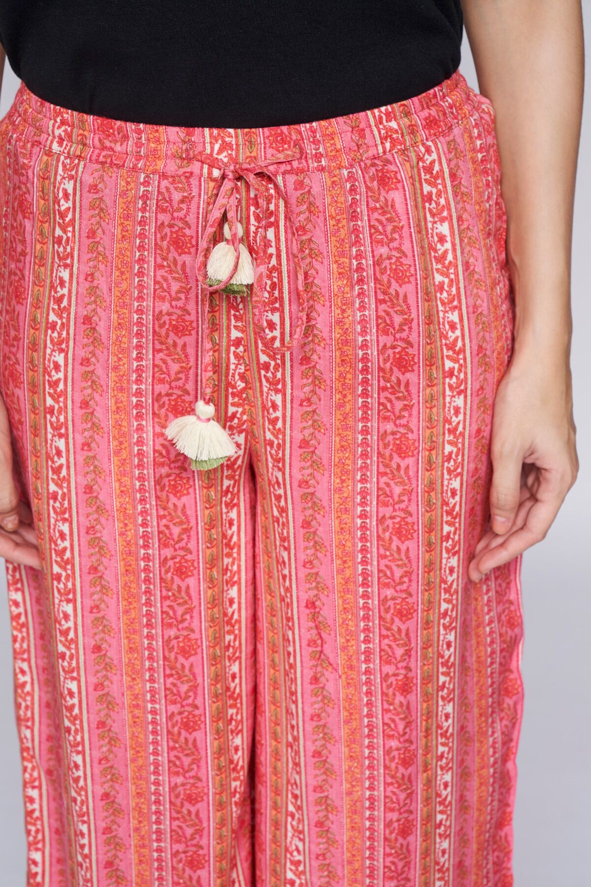 6 - Orange Ethnic Motifs Bottom, image 5