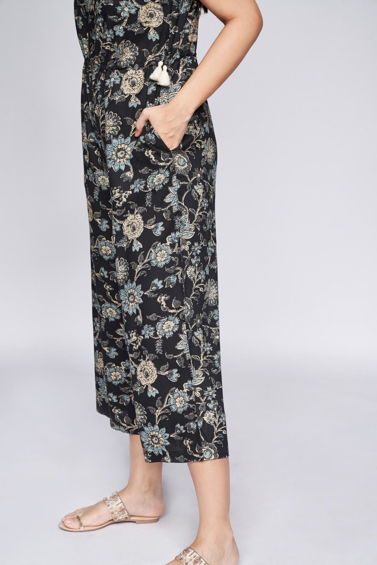 6 - Black Floral Jump Suit, image 6