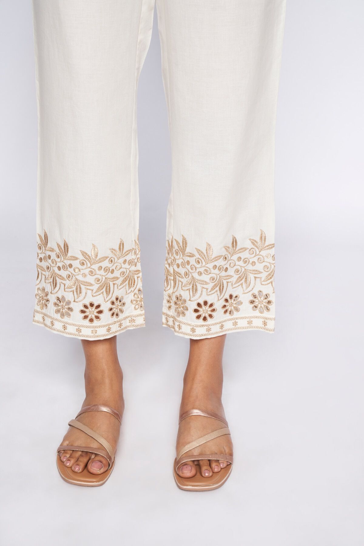 4 - Ivory Regular Length Bottom, image 4