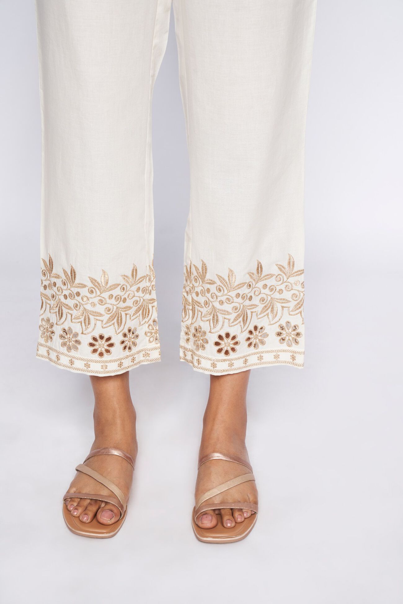 4 - Ivory Regular Length Bottom, image 4